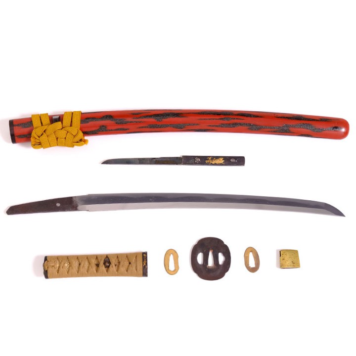 Wakizashi - Settsu Ju Kanekuni - 摂津住包国 - Sold