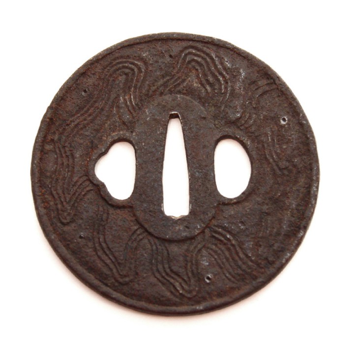 Tsuba - Kin Mokume - Sold