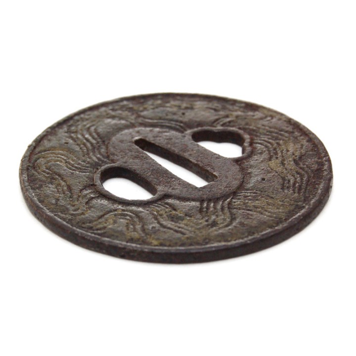 Tsuba - Kin Mokume - Sold