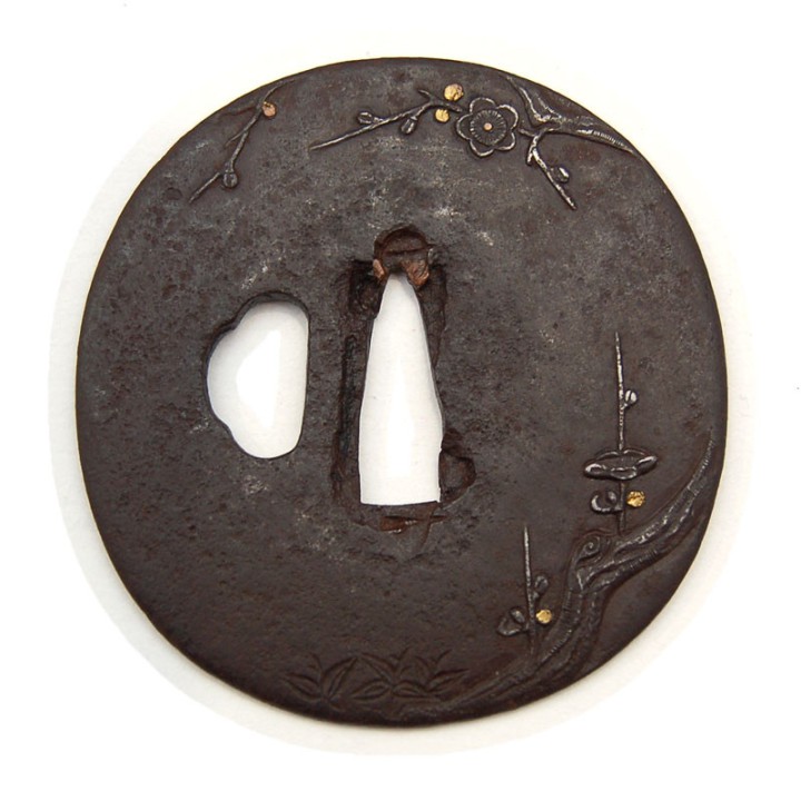 Tsuba Umeki no Hana - 梅樹の花 (Plum Blossoms) - Sold