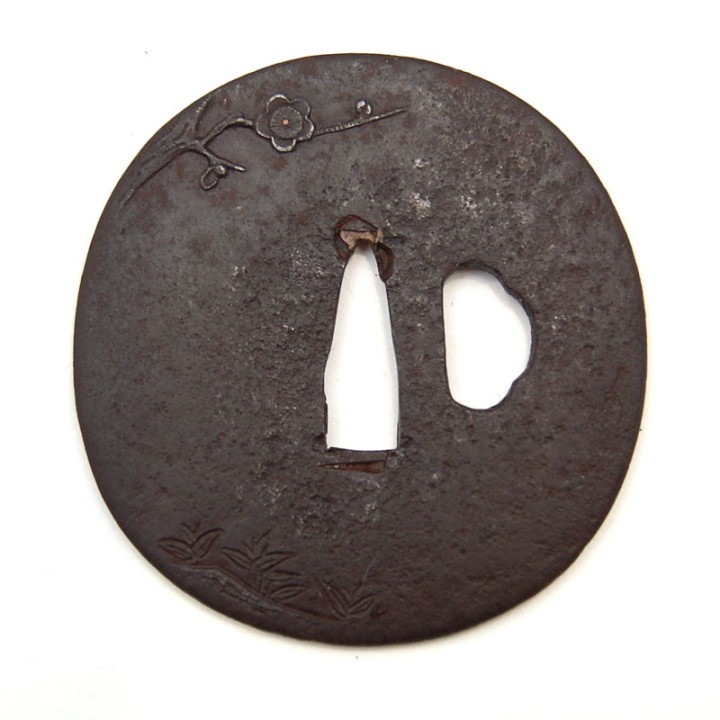 Tsuba Umeki no Hana - 梅樹の花 (Plum Blossoms) - Sold