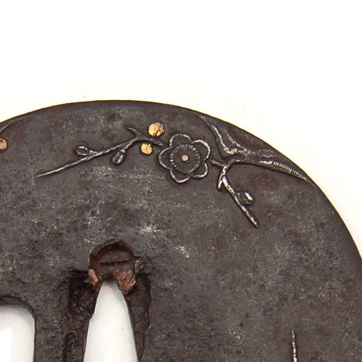 Tsuba Umeki no Hana - 梅樹の花 (Plum Blossoms) - Sold