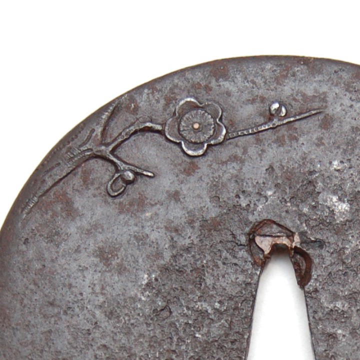 Tsuba Umeki no Hana - 梅樹の花 (Fleurs de Prunier) - Vendu